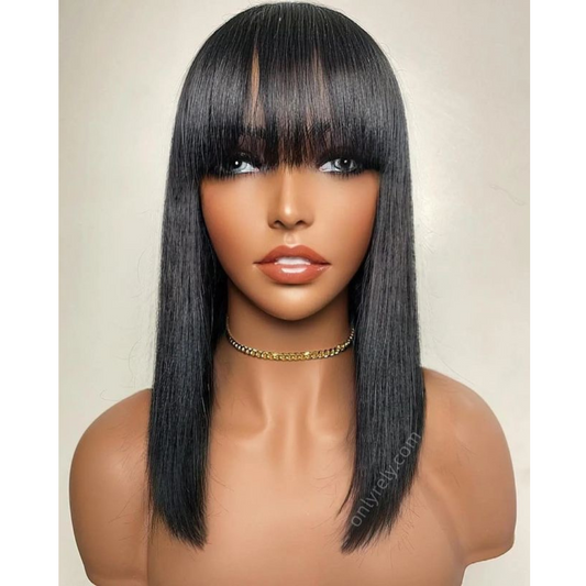 13A Straight Fringe Wig Natural Colour