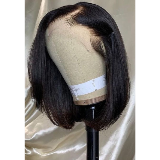 13A Full Frontal Bob Wig Natural Colour