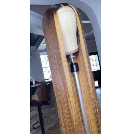 13A 27/4 Straight Full Frontal Wig